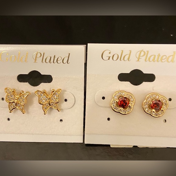 Jewelry - Sequin Earrings Two Pairs New